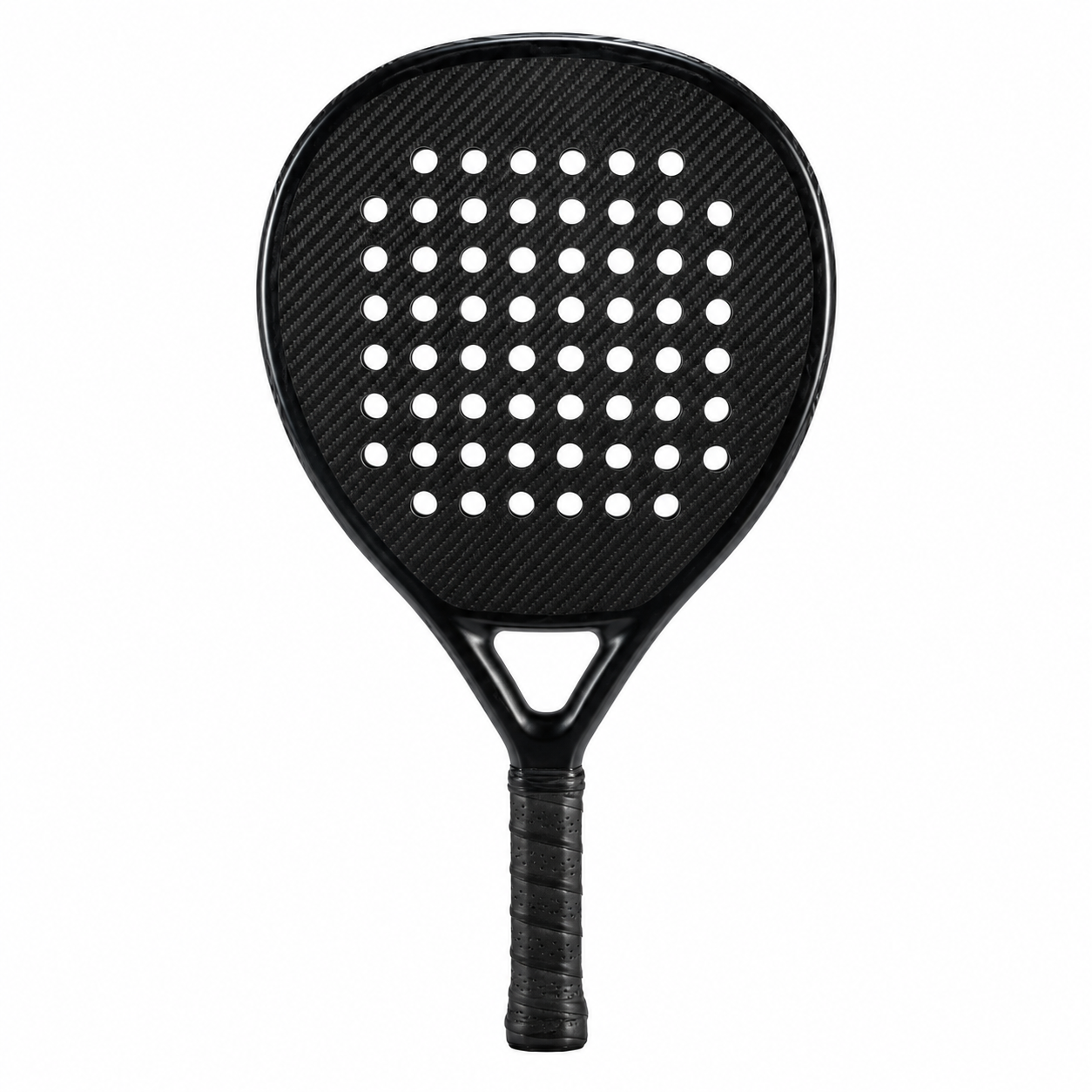 Front view of the Casual 4013 round padel racket