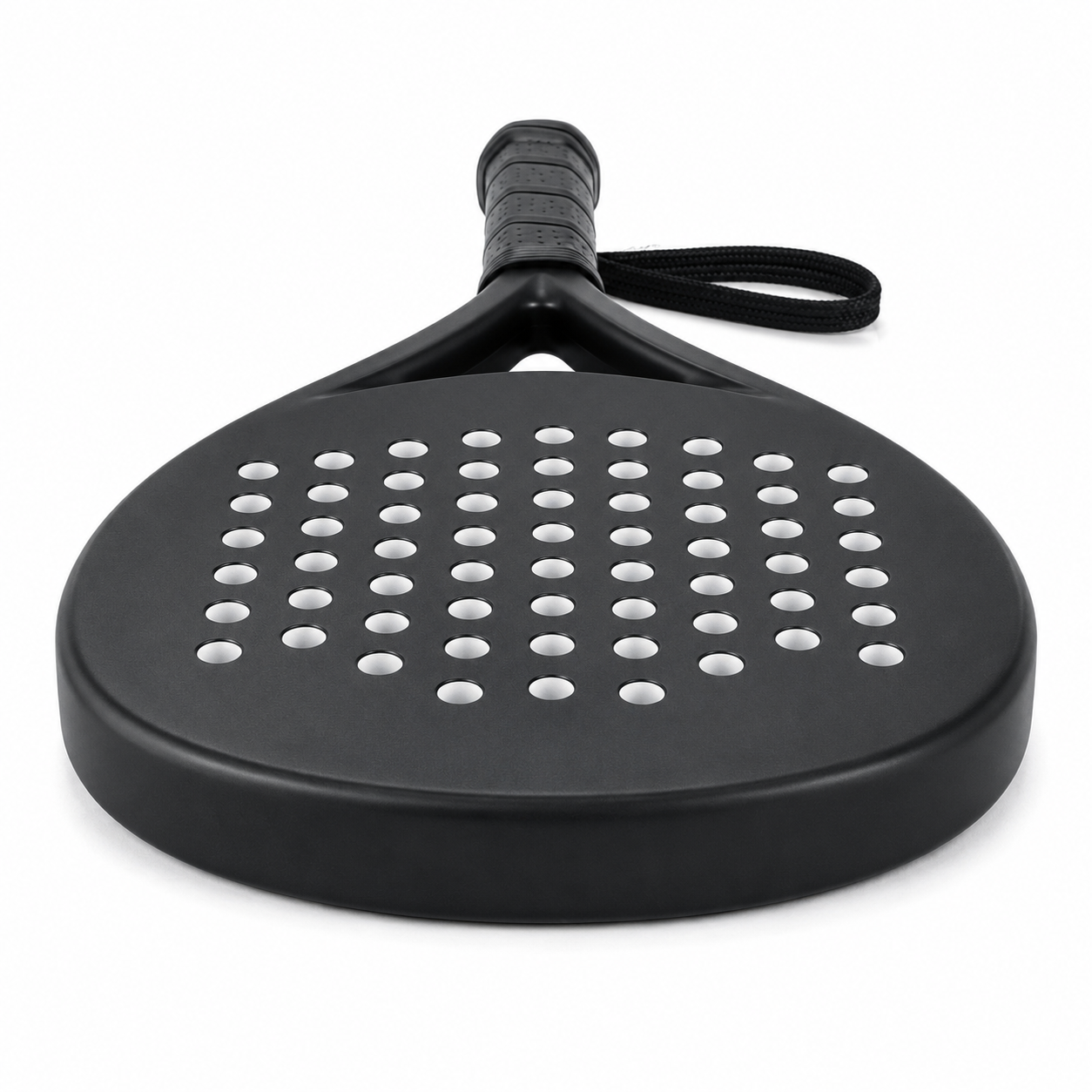 Top edge view of the Pro 4029 diamond padel racket