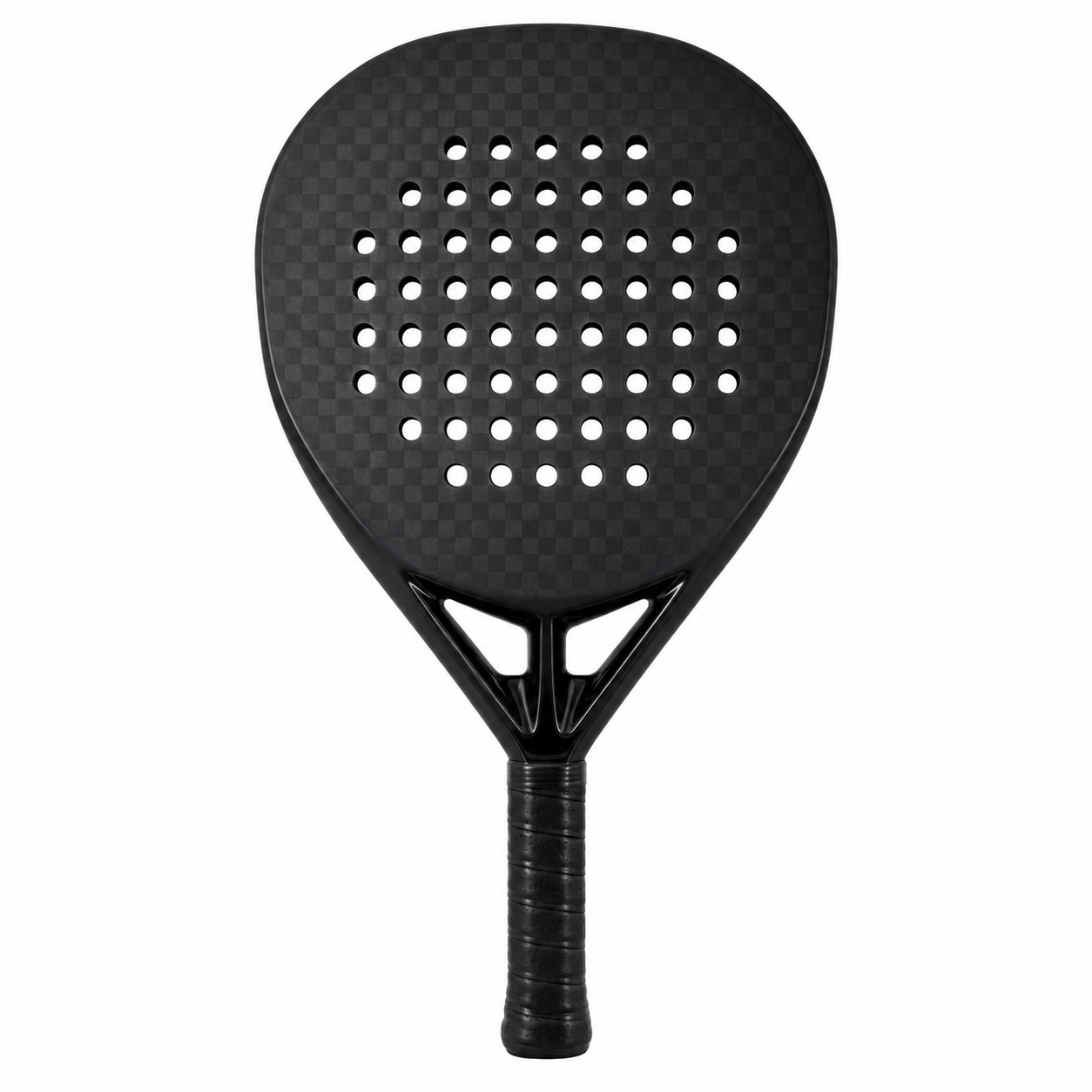 Front view of the Elite 5022 diamond padel racket
