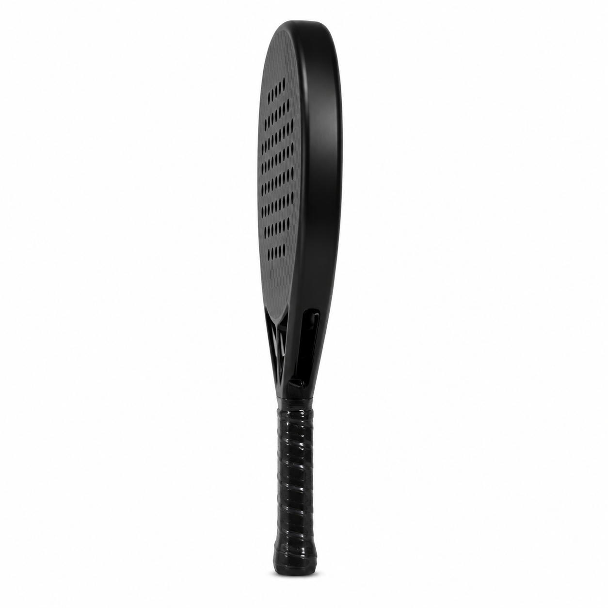 Side view of the Elite 5022 diamond padel racket