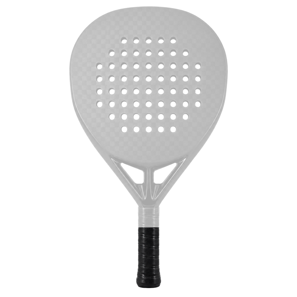 Elite 5022 diamond padel racket shown with an example custom print design