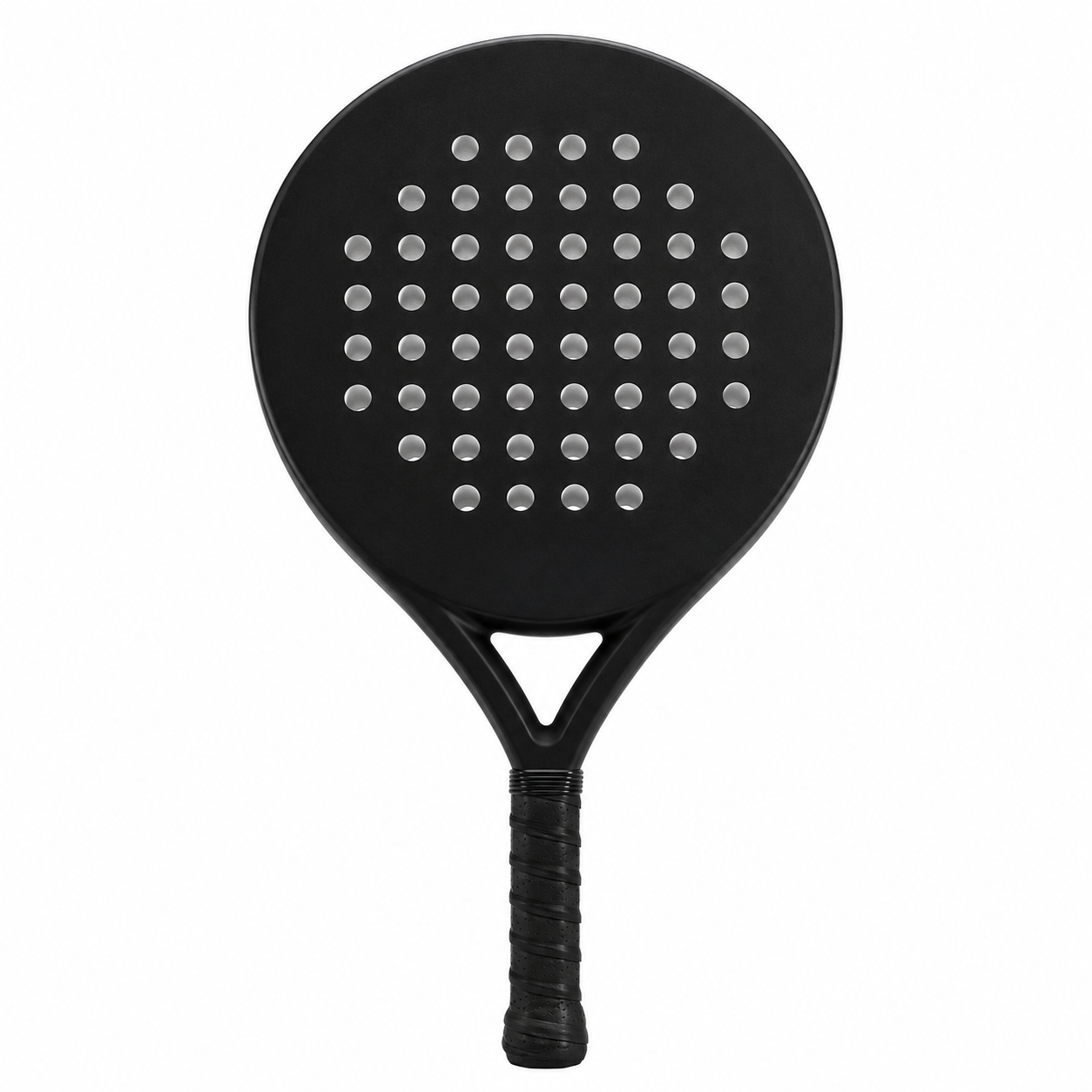 Front view of the Casual 5070 round padel racket