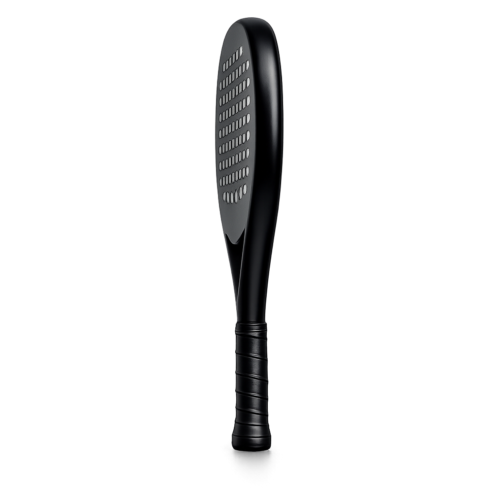 Side view of the Casual 4018 round padel racket